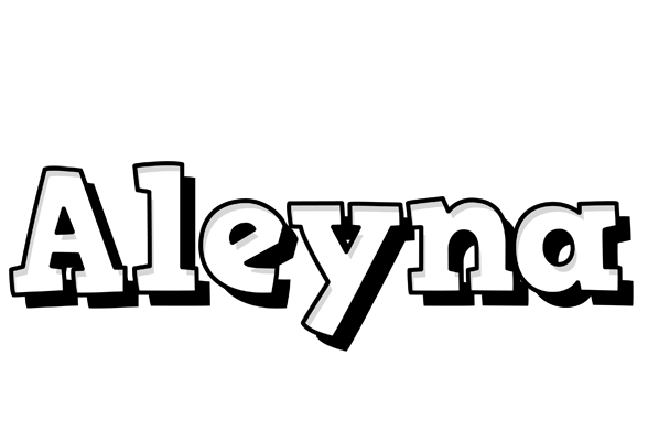 Aleyna snowing logo