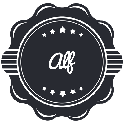 Alf badge logo