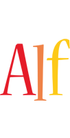 Alf birthday logo