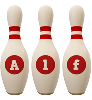 Alf bowling-pin logo