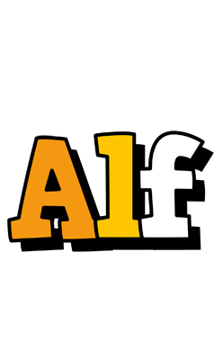 Alf cartoon logo