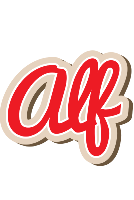 Alf chocolate logo