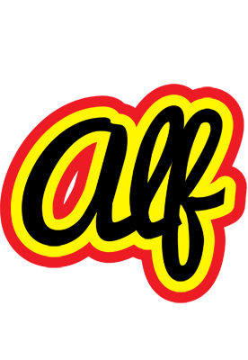 Alf flaming logo