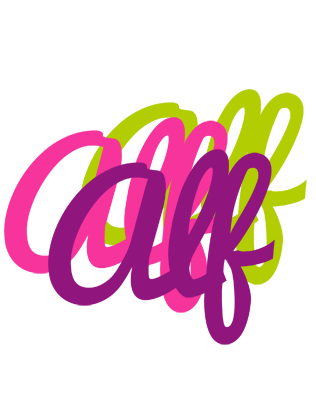 Alf flowers logo