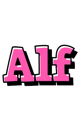 Alf girlish logo