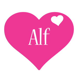Alf love-heart logo