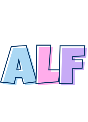 Alf pastel logo