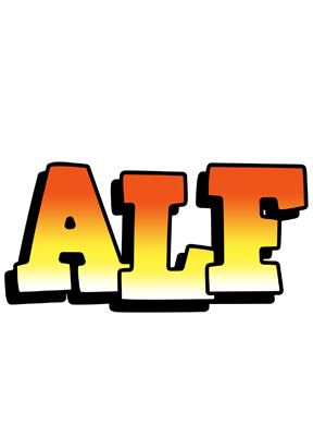 Alf sunset logo