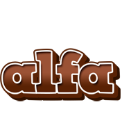 Alfa brownie logo