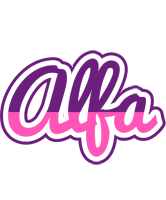 Alfa cheerful logo