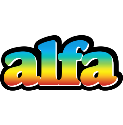 Alfa color logo