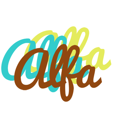 Alfa cupcake logo