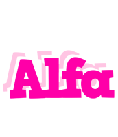 Alfa dancing logo