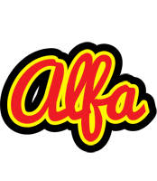 Alfa fireman logo