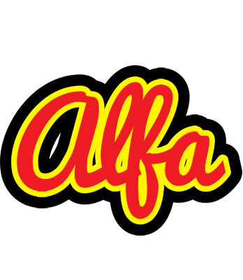 Alfa fireman logo