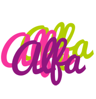 Alfa flowers logo