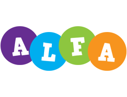 Alfa happy logo