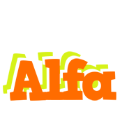 Alfa healthy logo