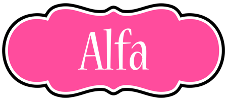 Alfa invitation logo