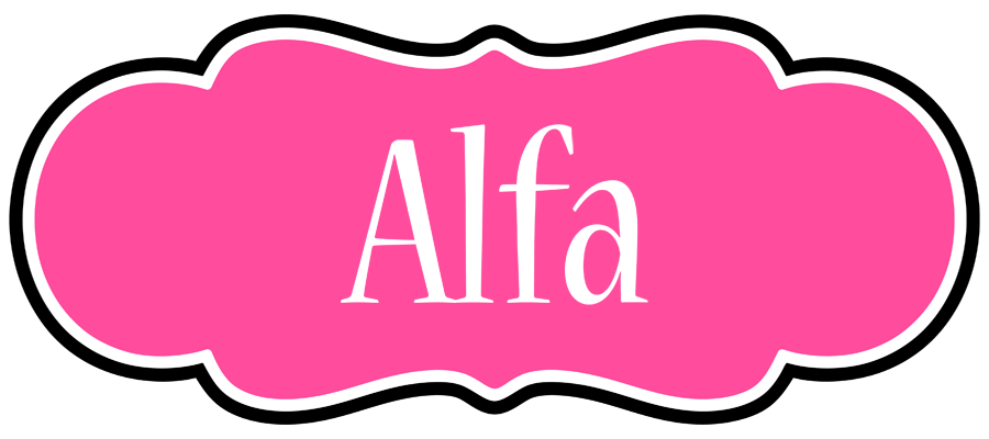 Alfa invitation logo