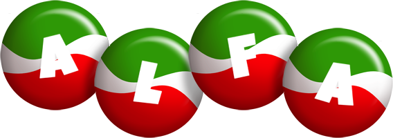 Alfa italy logo