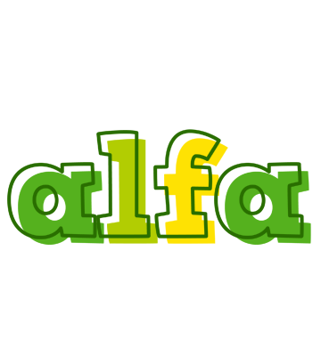 Alfa juice logo