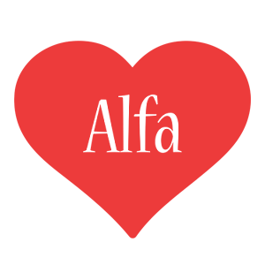 Alfa love logo