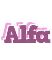 Alfa relaxing logo