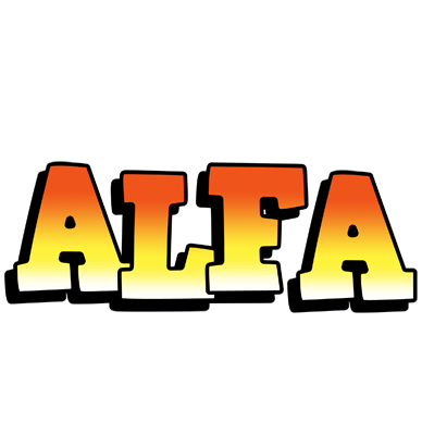 Alfa sunset logo