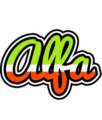 Alfa superfun logo