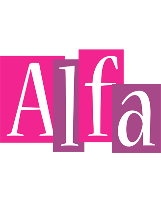 Alfa whine logo