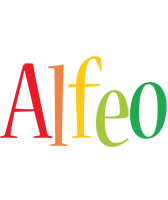 Alfeo birthday logo