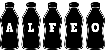 Alfeo bottle logo