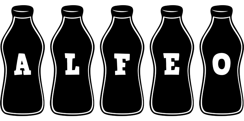 Alfeo bottle logo