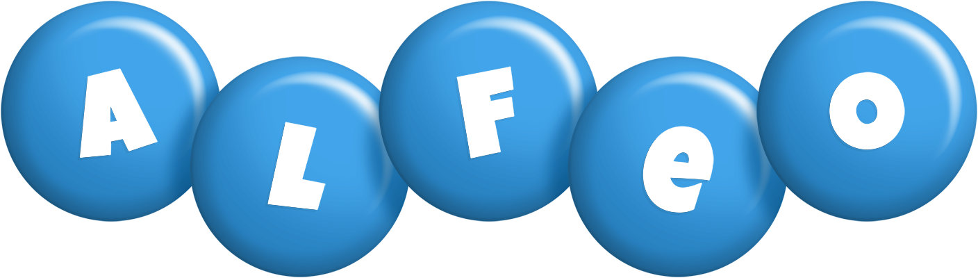 Alfeo candy-blue logo