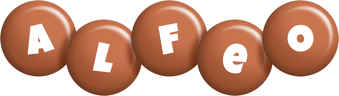 Alfeo candy-brown logo