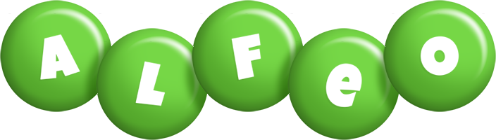 Alfeo candy-green logo