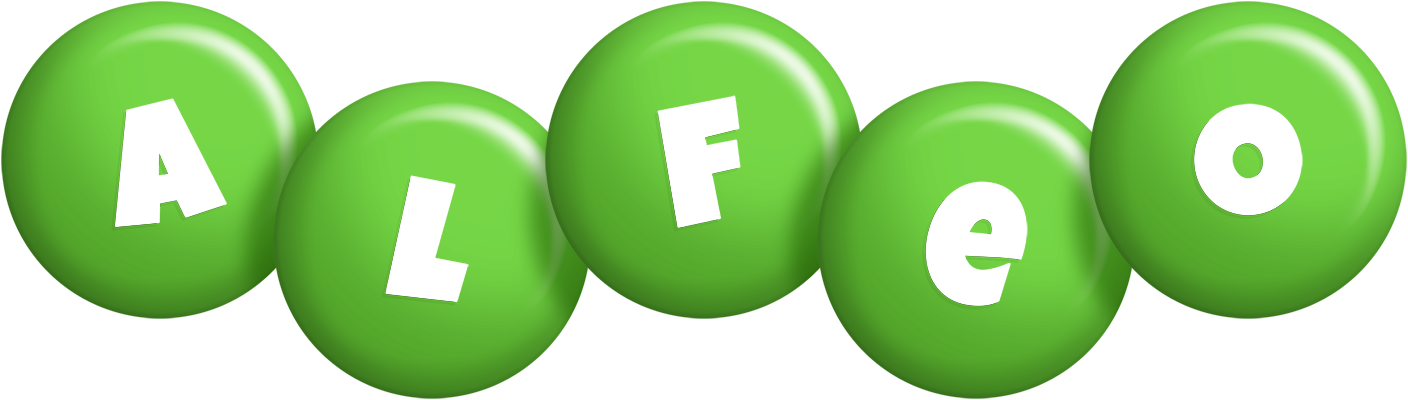 Alfeo candy-green logo