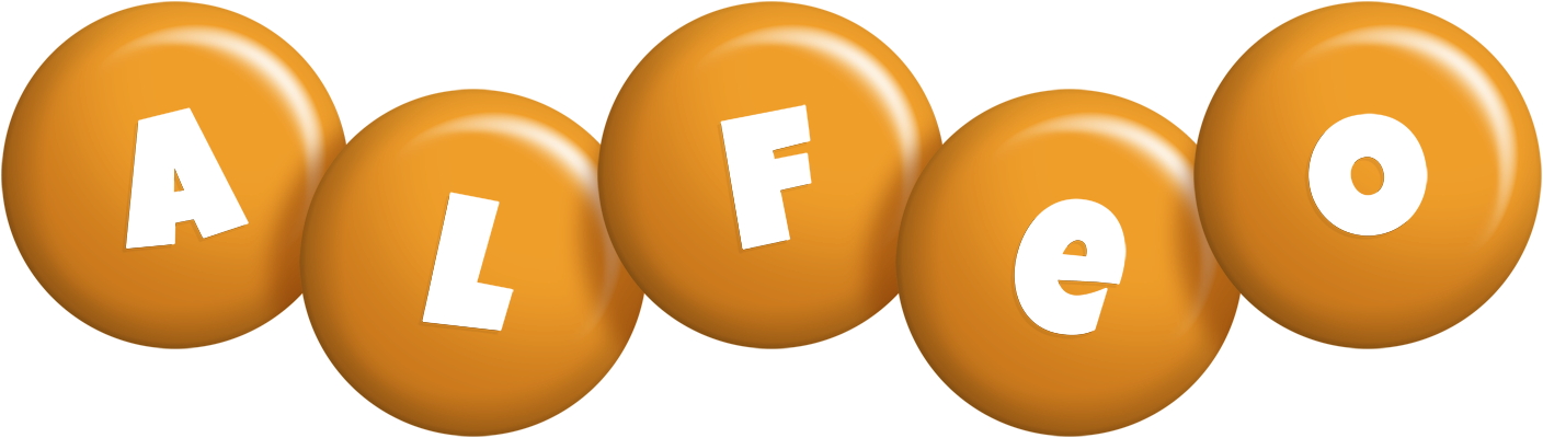 Alfeo candy-orange logo