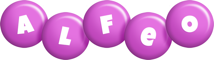 Alfeo candy-purple logo