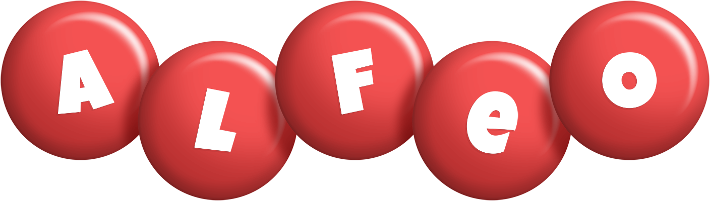 Alfeo candy-red logo