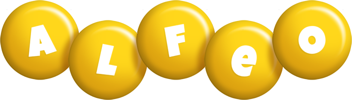 Alfeo candy-yellow logo