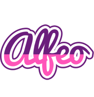 Alfeo cheerful logo