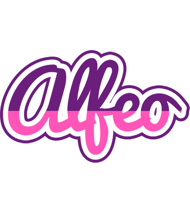 Alfeo cheerful logo