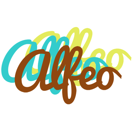 Alfeo cupcake logo