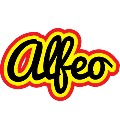 Alfeo flaming logo