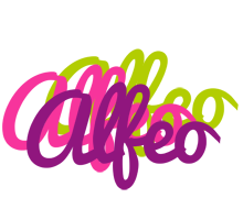 Alfeo flowers logo