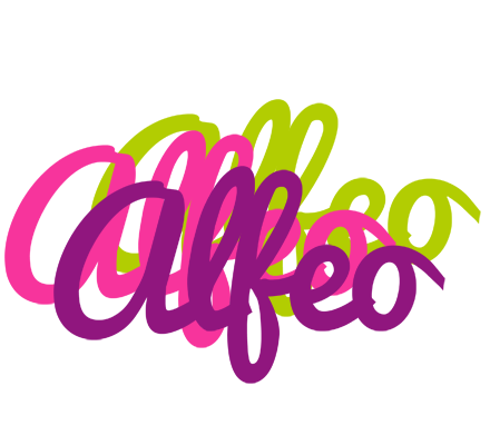 Alfeo flowers logo