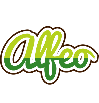Alfeo golfing logo