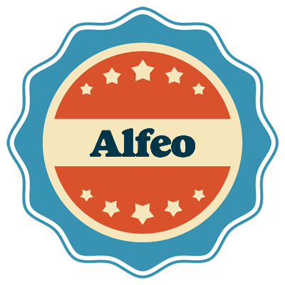 Alfeo labels logo